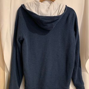 Vince zipper sweatshirt w hood